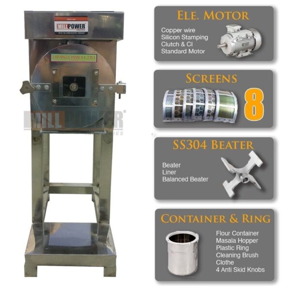 2HP AATA CHAKKI MACHINE - Image 4